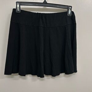 Brandy Melville Black Swing Mini Skirt